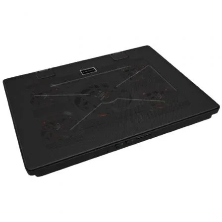 Mars Gaming Soporte Refrigerante MNBC2 para Portátiles hasta 17.3" con Iluminación LED Roja Mars Gaming Soporte Refrigerante MNBC2 para Portátiles hasta 17.3" con Iluminación LED Roja